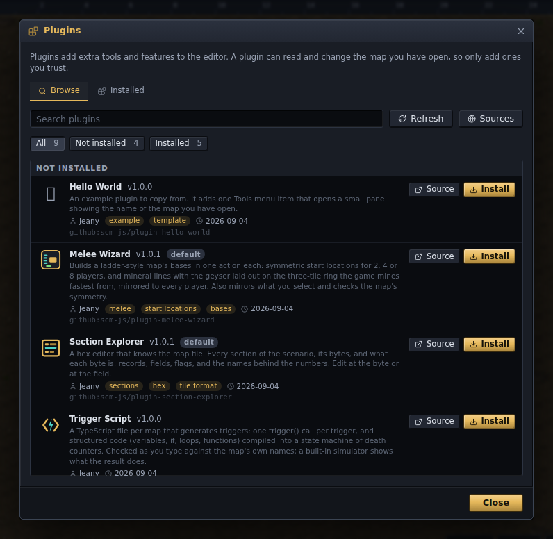 Browse Plugins