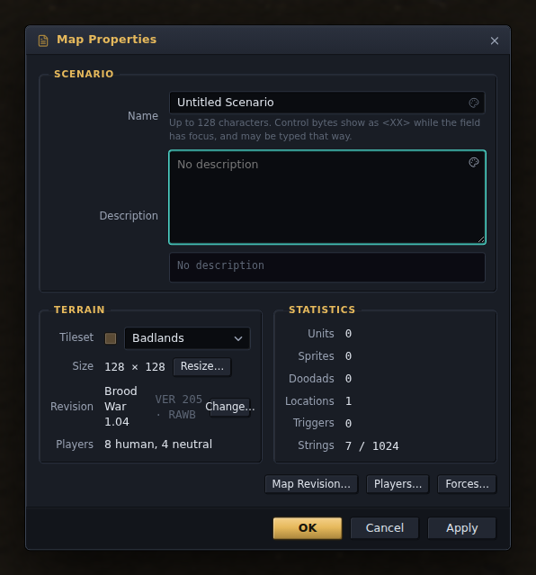 Map Properties